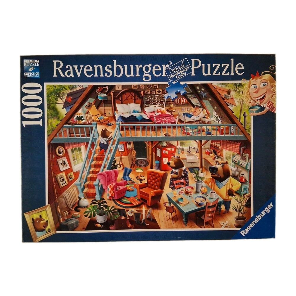 Ravensburger - Goldilocks Gets Caught! Puzzle 1000pc